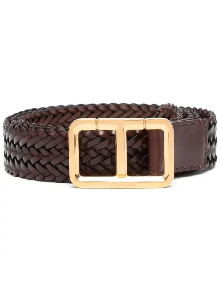 Curea Tom Ford din piele maro