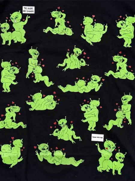Tricou Better With Age cu imagine negru