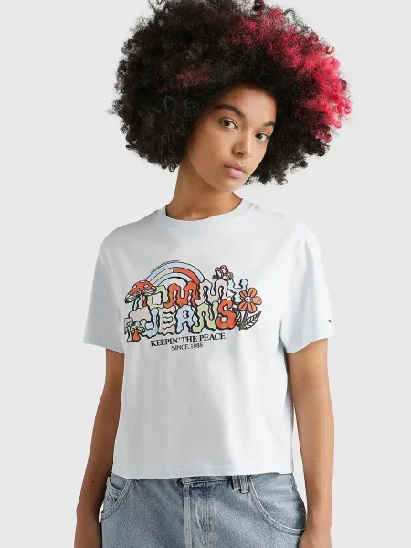 Футболка Tommy Jeans голубая