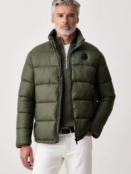 Karl Lagerfeld geacă matlasată pentru bărbați verde