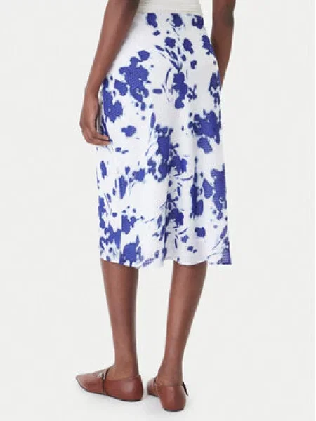 Midi sukně Calvin Klein bílé