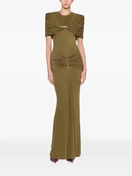 Rochie Chats By C.dam drapată verde