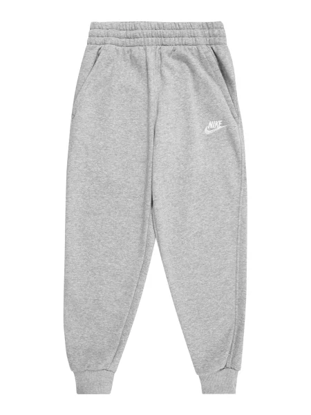 Nike Sportswear Pantaloni CLUB gri deschis alb