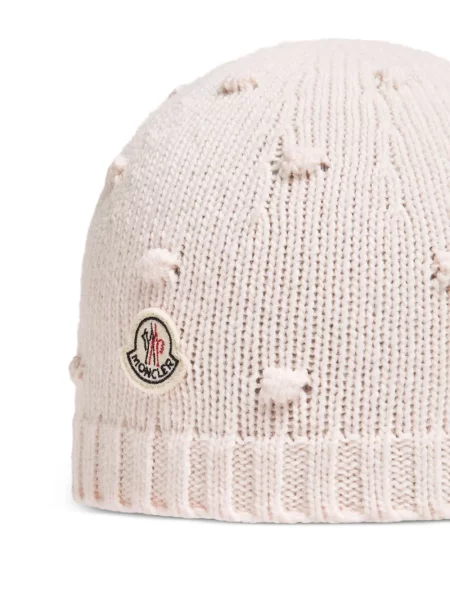 Czapka dziecięca Moncler Enfant różowa