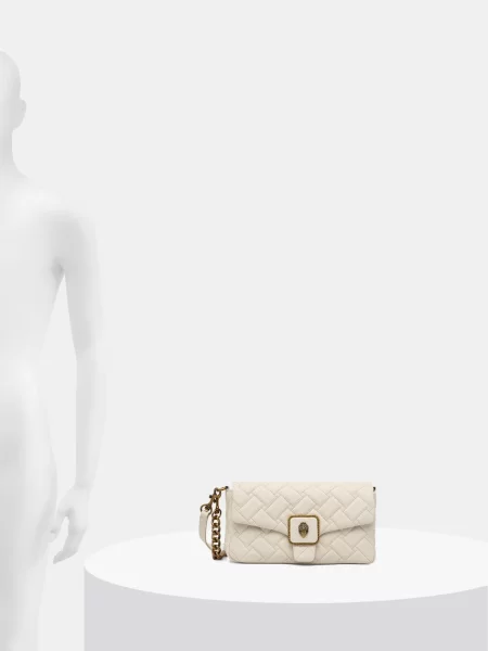 Кожаная сумка-багет Kurt Geiger London