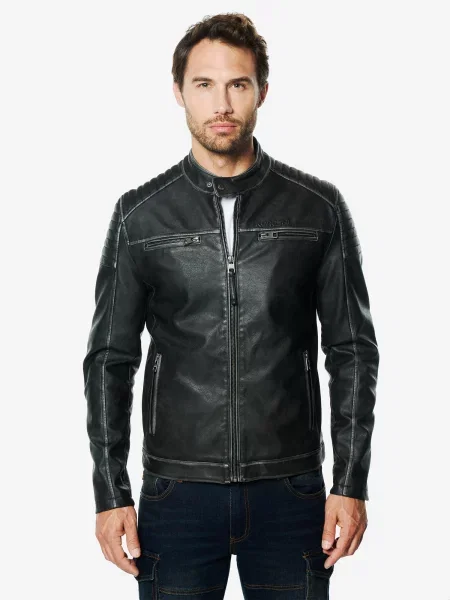 KOROSHI Geacă de primăvară-toamnă negru