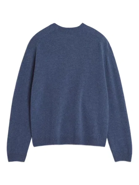 Pulover Maison Kitsune de lână albastru