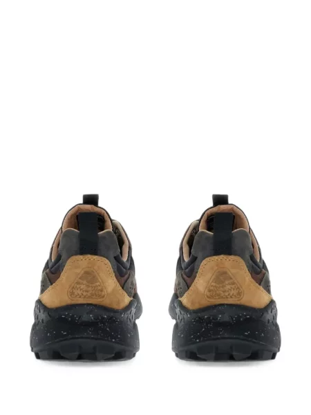 Sneakerși Flower Mountain cu model floral negru