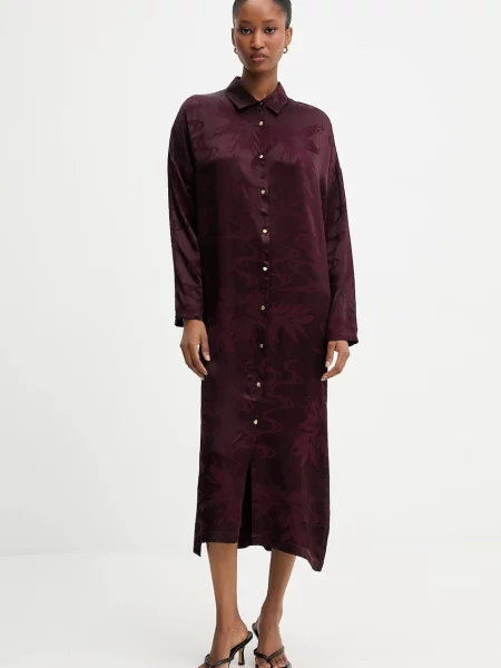 Obleka Answear.LAB bordo