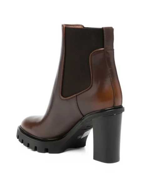 Botine chelsea Santoni chunky maro