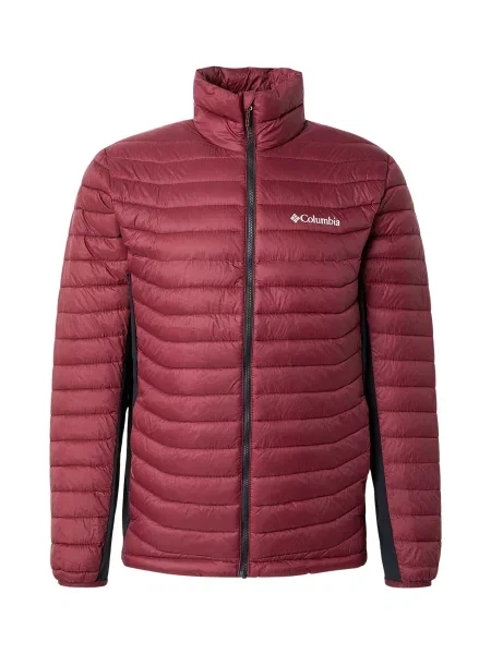 COLUMBIA Geacă outdoor Powder Pass roșu vin / negru alb