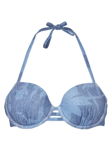 Gornji del bikini Chantelle modra