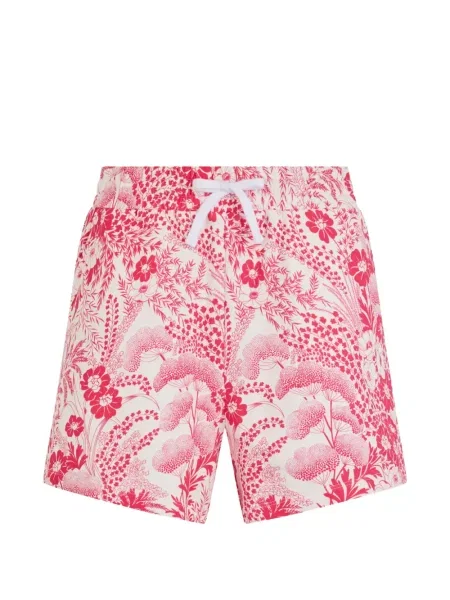 Pantaloni scurți Valentino Garavani cu model floral alb