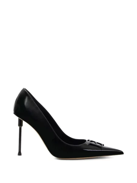 Pantofi cu toc Elisabetta Franchi din piele negru