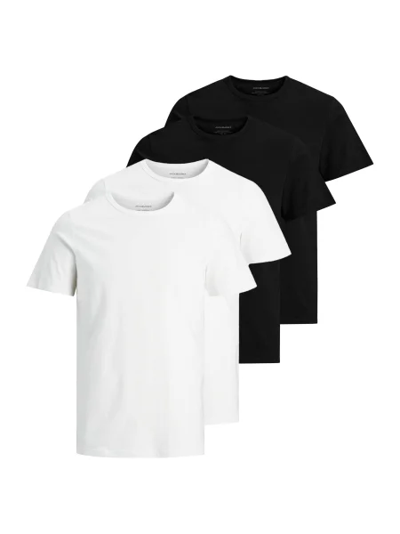 JACK & JONES Póló fekete fehér