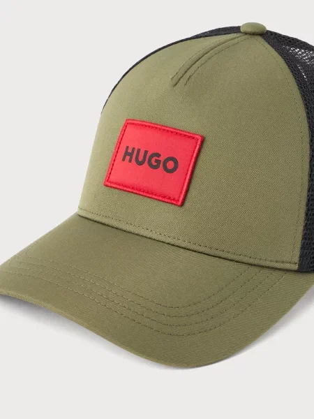 HUGO čiapka so šiltom pánska Kody-PL čierna