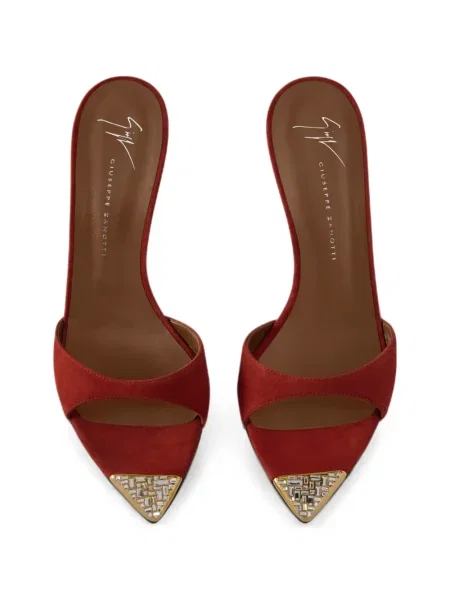 Papuci tip mules Giuseppe Zanotti roșu