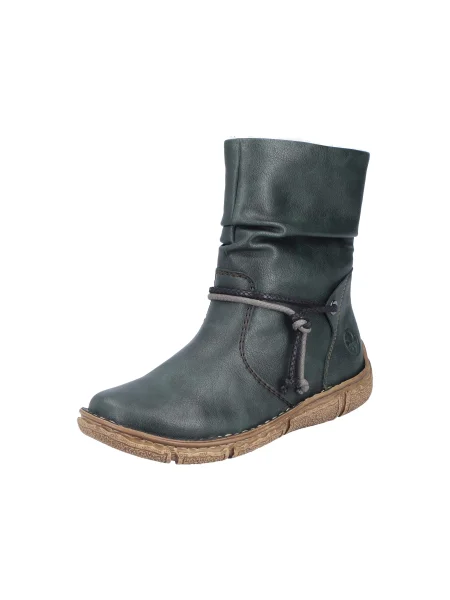 Rieker Botine închis verde