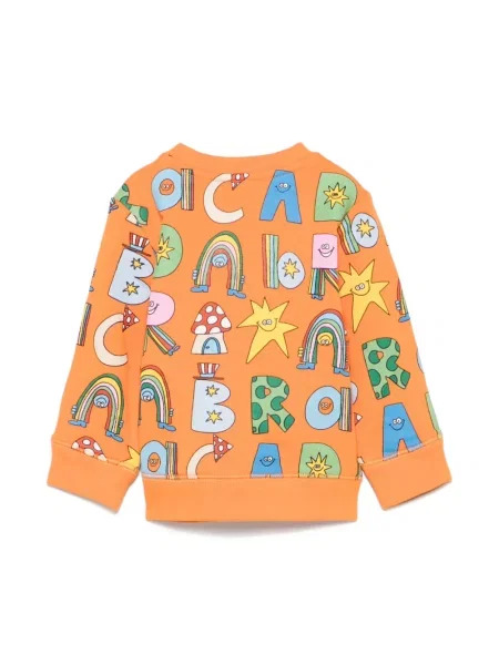 Bluza dziecięca Stella Mccartney pomarańczowa