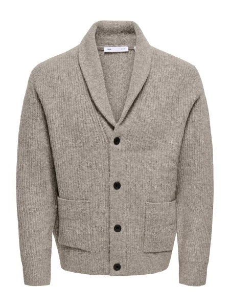 Only & Sons Kardigán ONSSKY világosbarna