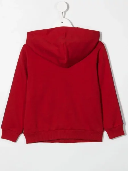 Bluza z kapturem dziecięca Dolce And Gabbana czerwona