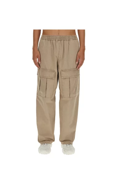 Spodnie Acne Studios beżowe