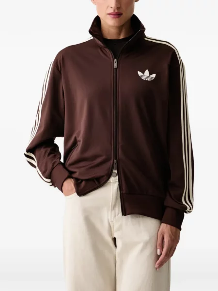 Hanorac Adidas cu dungi cu imagine plasă negru