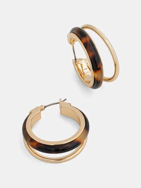 Lauren Ralph Lauren cercei pentru femei din metal fără piatră MARTINGALE