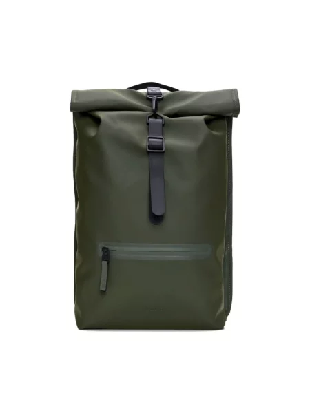 Plecak miejski Rains Rucksack Rolltop W3 17 l green zielony