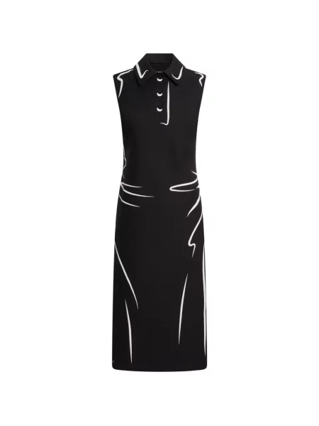 Rochie midi Moschino fără mâneci negru