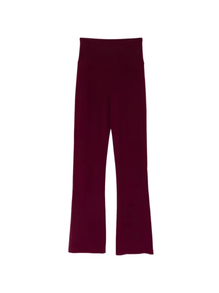 Pantaloni Norma Kamali roșu
