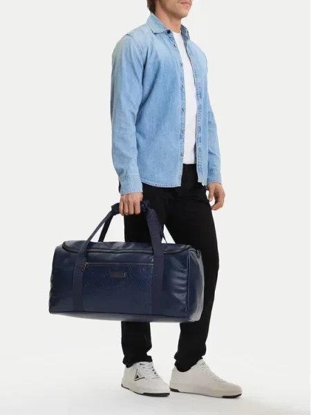 Guess Jeans Torba za vikend Mornarsko modra