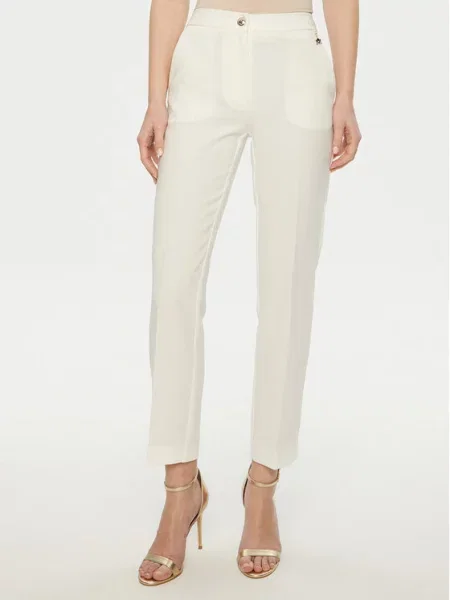 Kalhoty z materiálu Marciano Guess bílé
