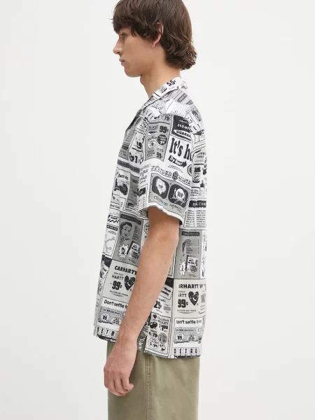 Πουκάμισο Carhartt WIP S/S Catalogue Shirt πολύχρωμο