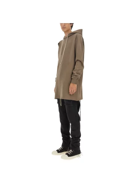 Bluza z kapturem Rick Owens beżowa