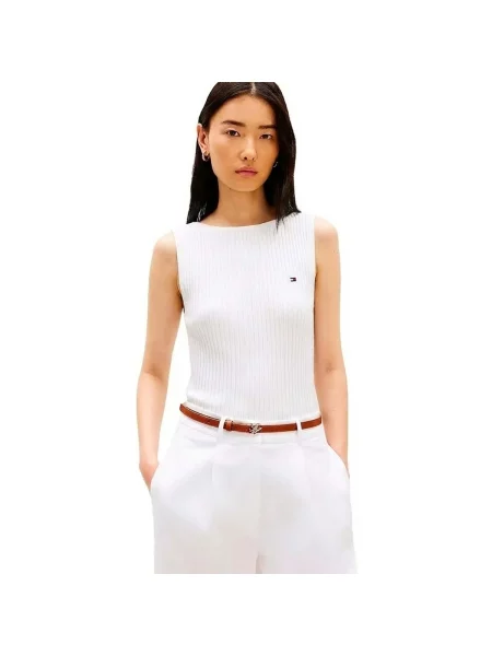 Top Tommy Hilfiger alb