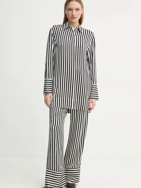 Day Birger et Mikkelsen koszula Lea relaxed z kołnierzykiem klasycznym czarny