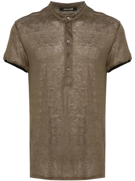 Polo Roberto Cavalli transparente maro