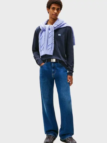 Лонгслів Tommy Jeans синій