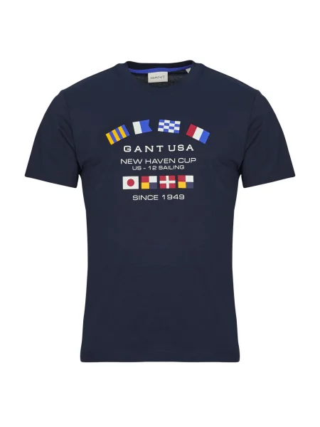 Tricou Gant albastru