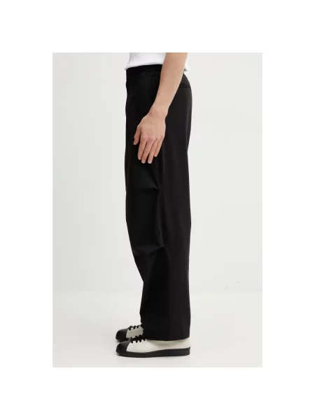 Filling Pieces Drapy Pants spodnie z czarne