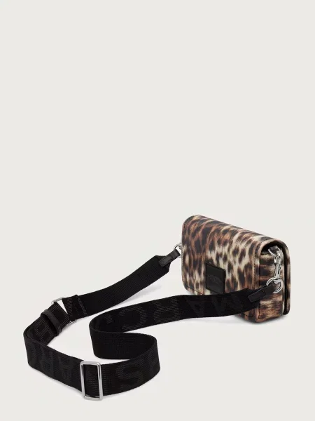 MARC JACOBS torebka skórzana THE MINI BAG brązowa
