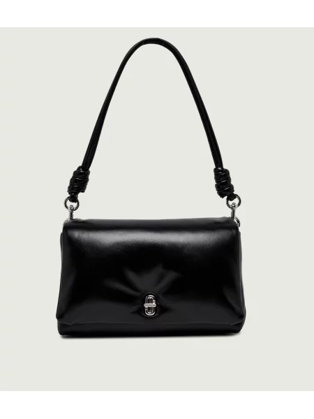 Marc Jacobs De piele geantă pe umăr Puffy Smooth Dual Bag negru