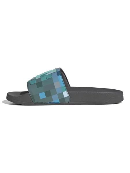 ADIDAS SPORTSWEAR Šľapky ADILETTE MINECRAFT tyrkysová / nebesky / antracitová / zelená modrá