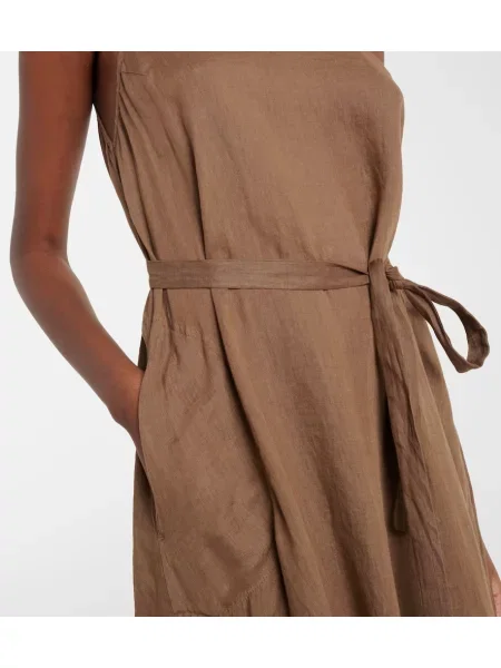 Rochie midi Velvet de in maro