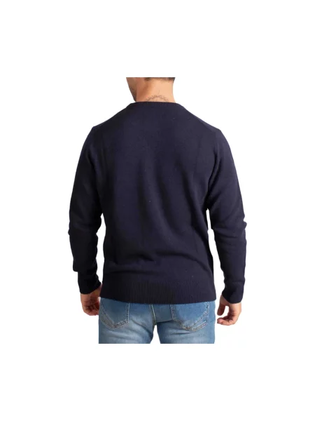 Sweter Mc2 Saint Barth niebieski