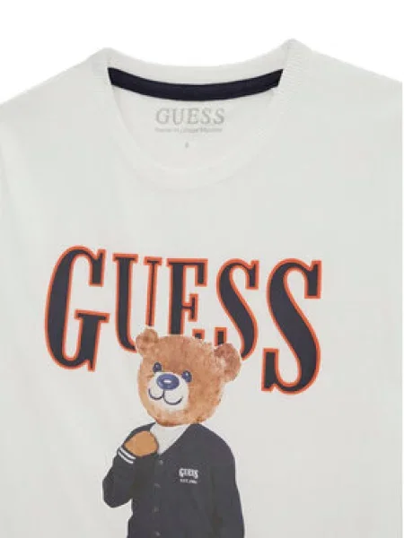 Dětské tričko Guess bílé