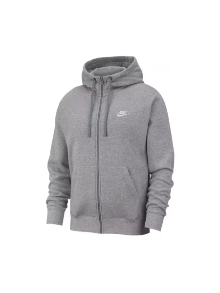 Bluza z kapturem Nike polarowa szara