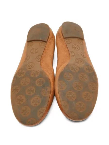 Balerini Tory Burch din piele maro