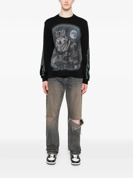 Tricou Amiri de cristal negru